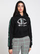 CHAMPION WOMENS HABERDASHERY TAPING PULLOVER - BLK - CLEARANCE - Boathouse