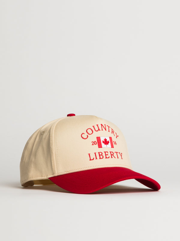 COUNTRY LIBERTY RED CANADA HAT
