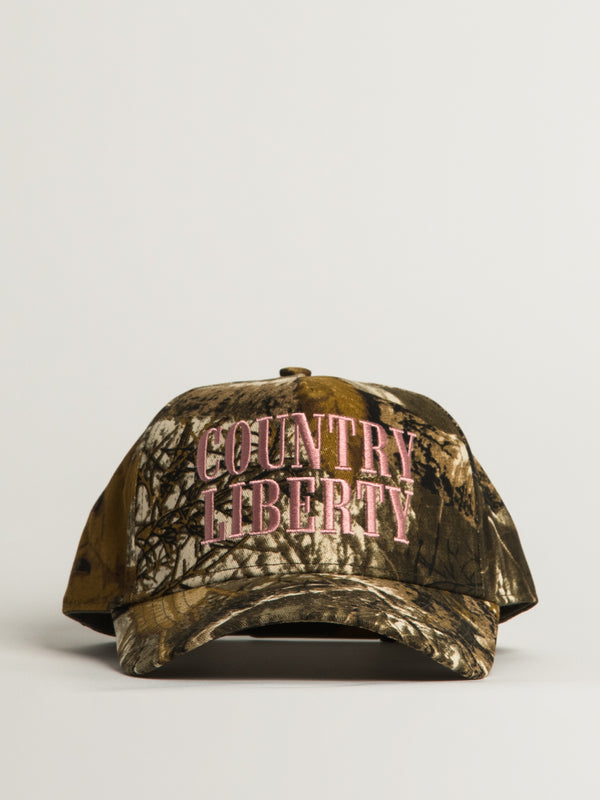 COUNTRY LIBERTY FULL PINK CAMO HAT