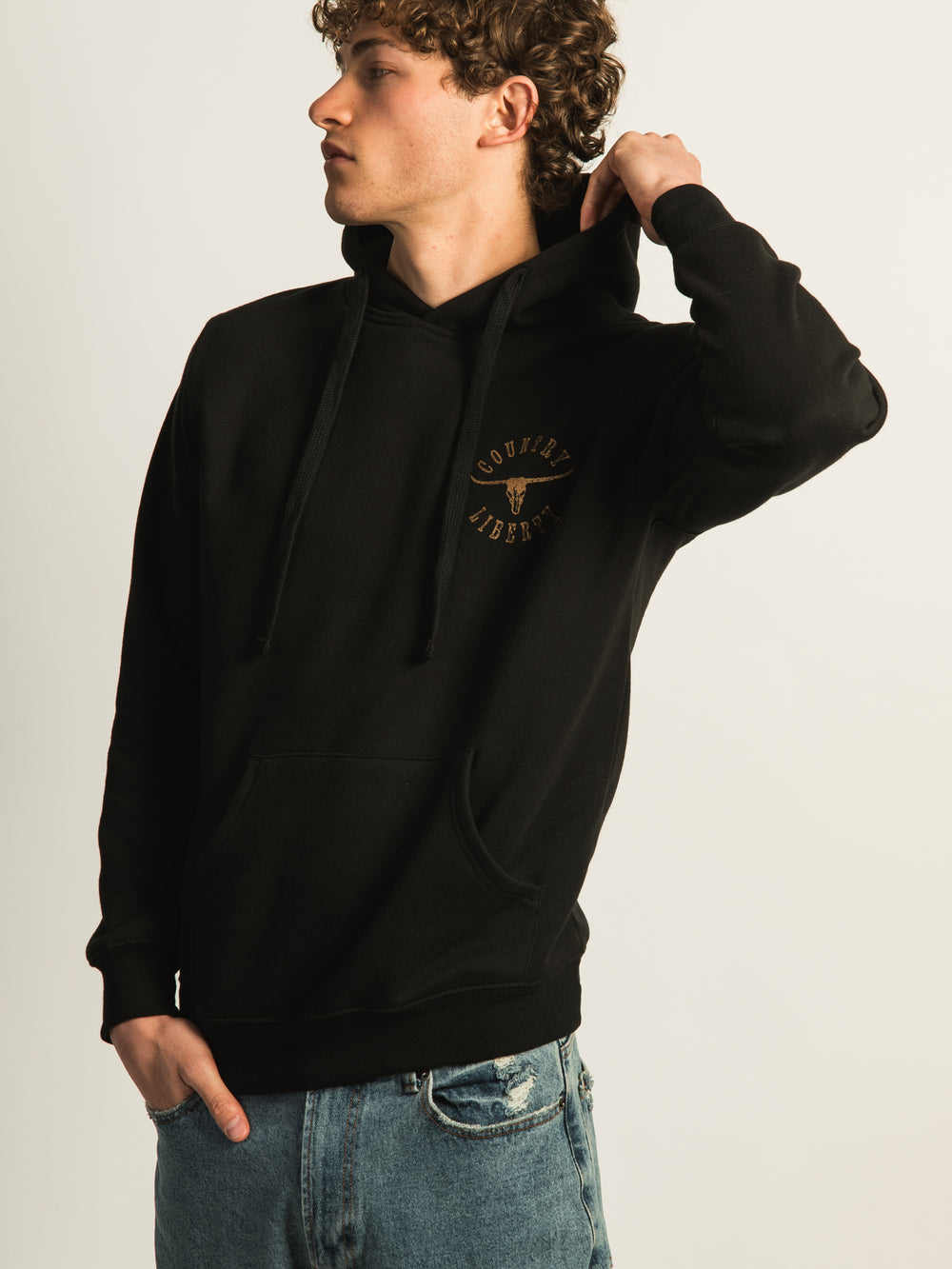 COUNTRY LIBERTY REBEL PULLOVER HOODIE