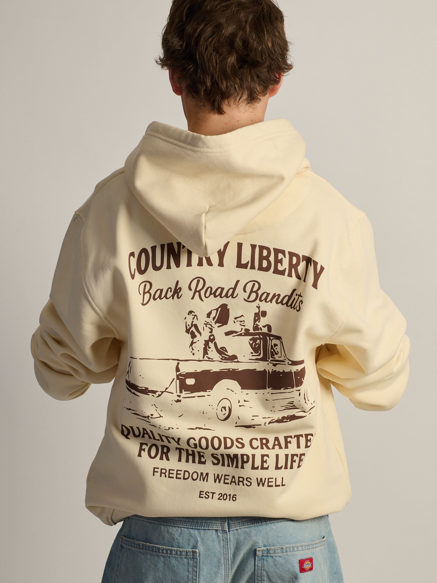 COUNTRY LIBERTY BACK ROAD BANDIT PULLOVER HOODIE