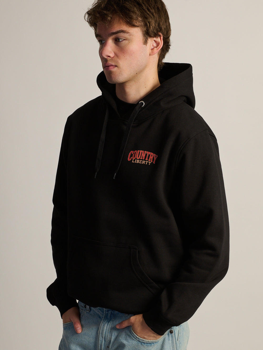 COUNTRY LIBERTY LOCALS ONLY PULLOVER HOODIE