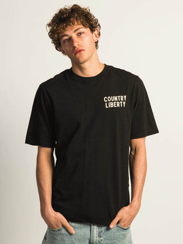 COUNTRY LIBERTY BLACK HORSE RIDING TEE