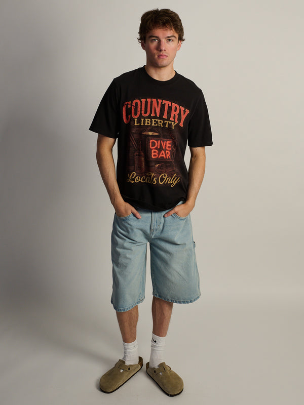 COUNTRY LIBERTY LOCALS ONLY T-SHIRT