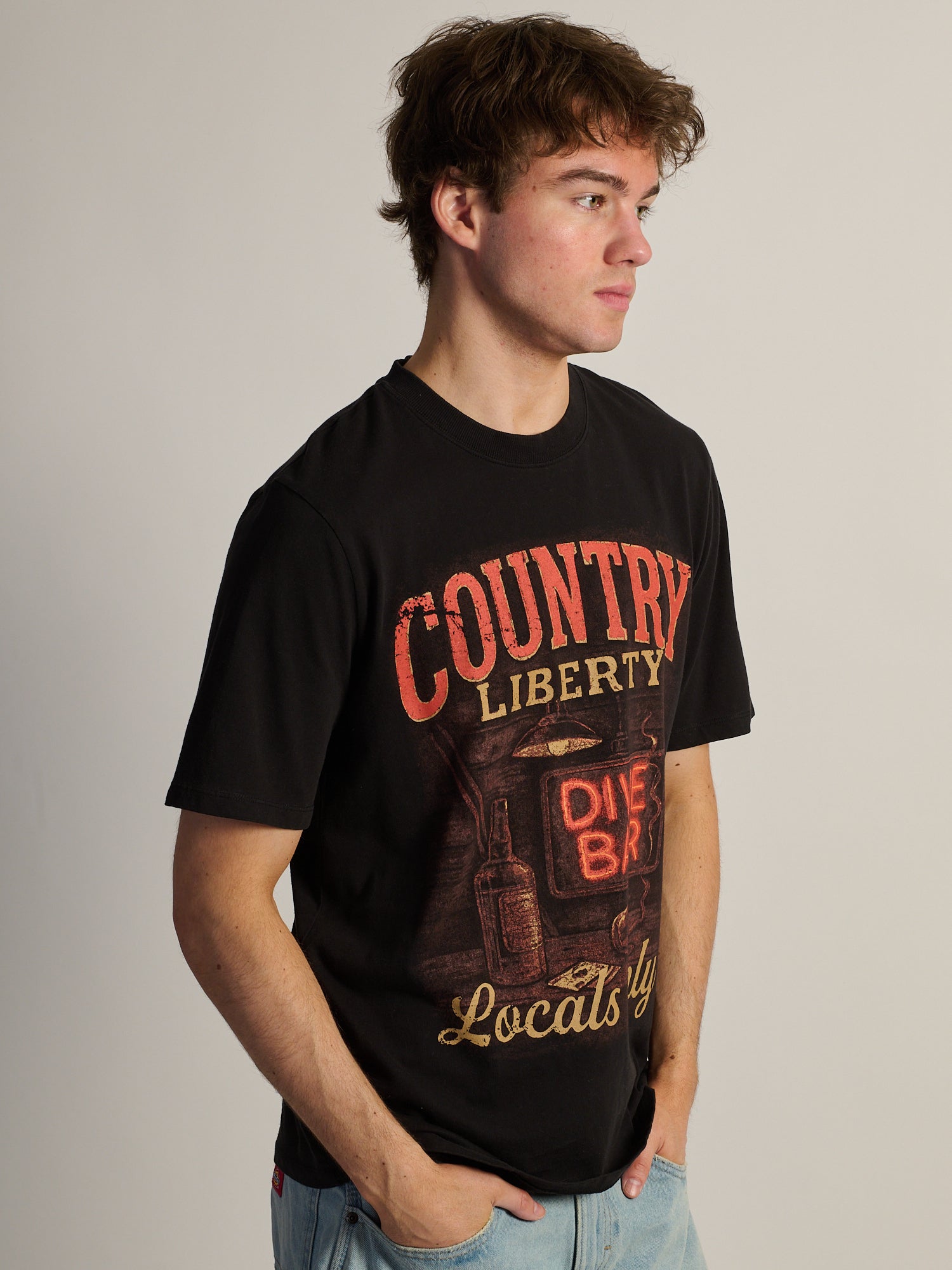 COUNTRY LIBERTY LOCALS ONLY T-SHIRT