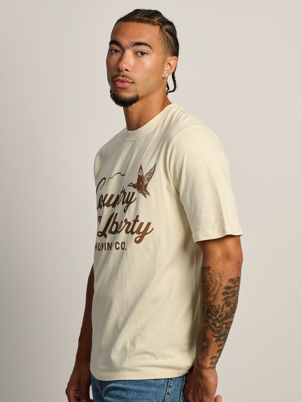 T-SHIRT COUNTRY LIBERTY CHASSE CO