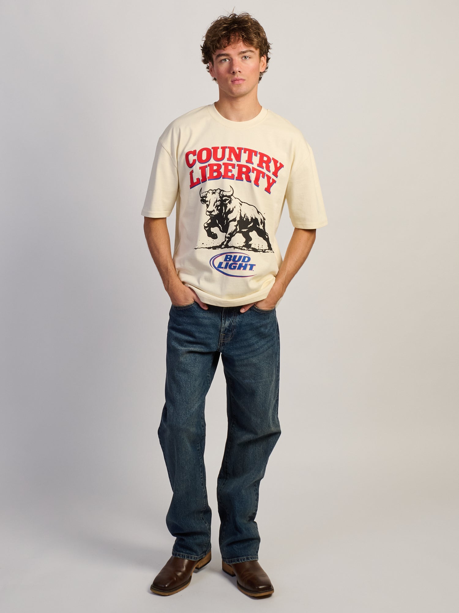 T-SHIRT RODEO LÉGER COUNTRY LIBERTY BUD