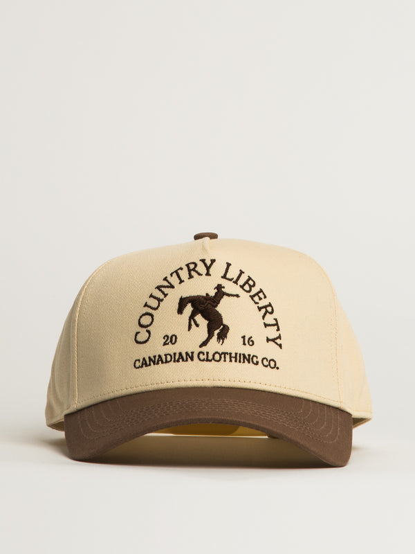COUNTRY LIBERTY BROWN COWBOY HAT
