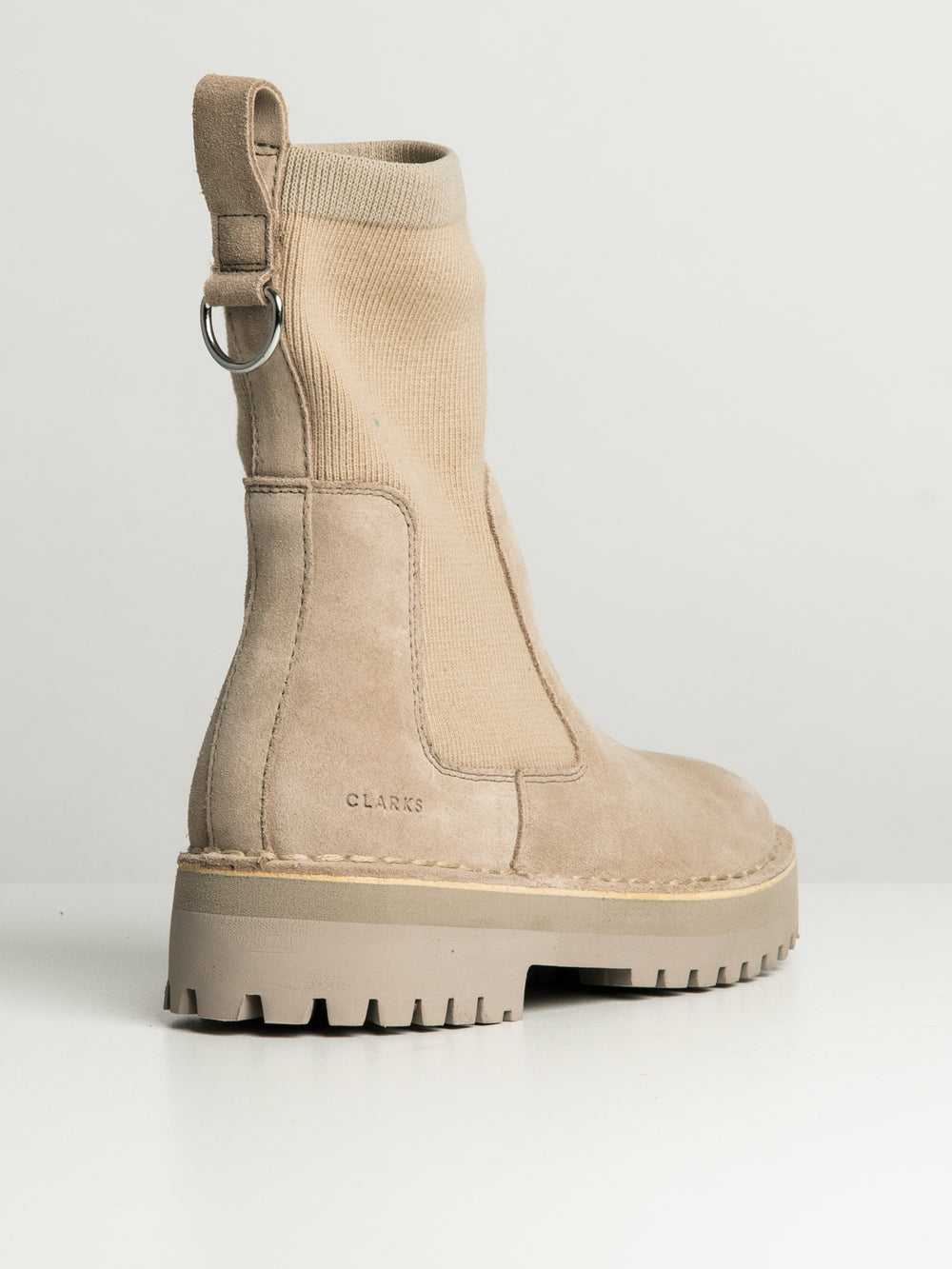 WOMENS CLARKS ROCK KNIT BOOT - CLEARANCE