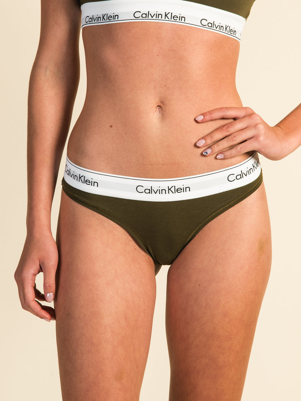 Calvin Klein Modern Cotton Thong In Grey - FREE* Shipping & Easy