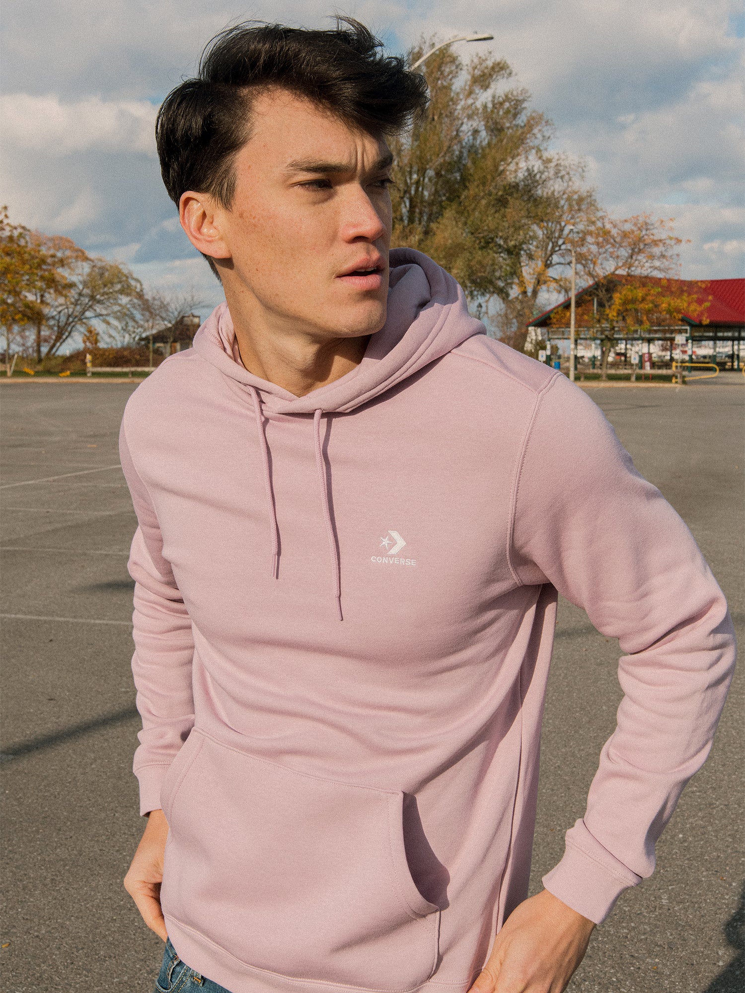 Mens converse hoodie clearance sale