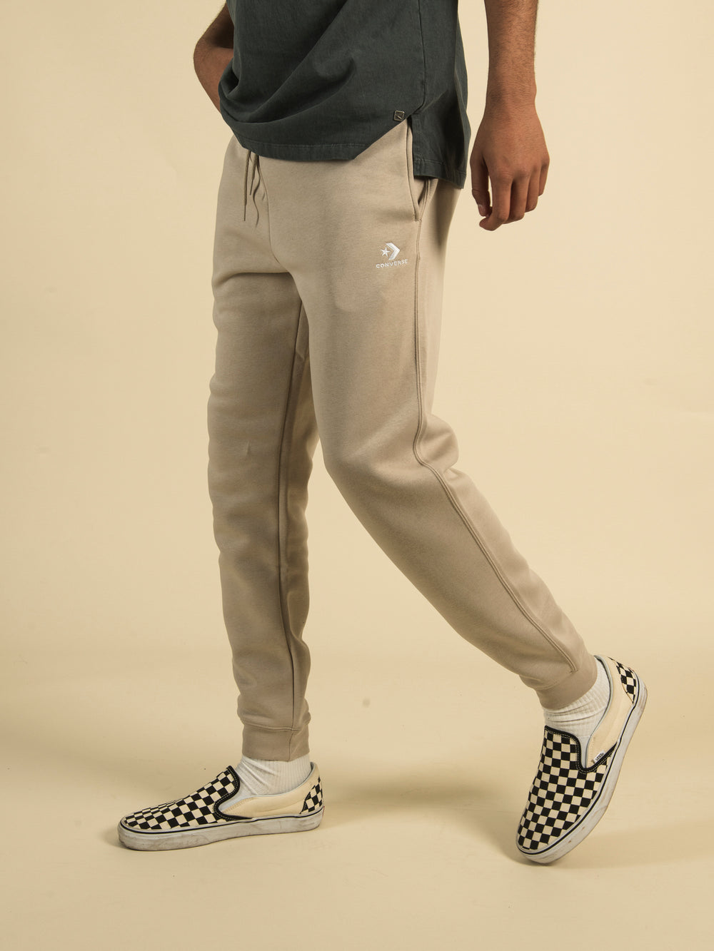 CONVERSE EMBROIDERED STAR CHEVRON PANT - CLEARANCE