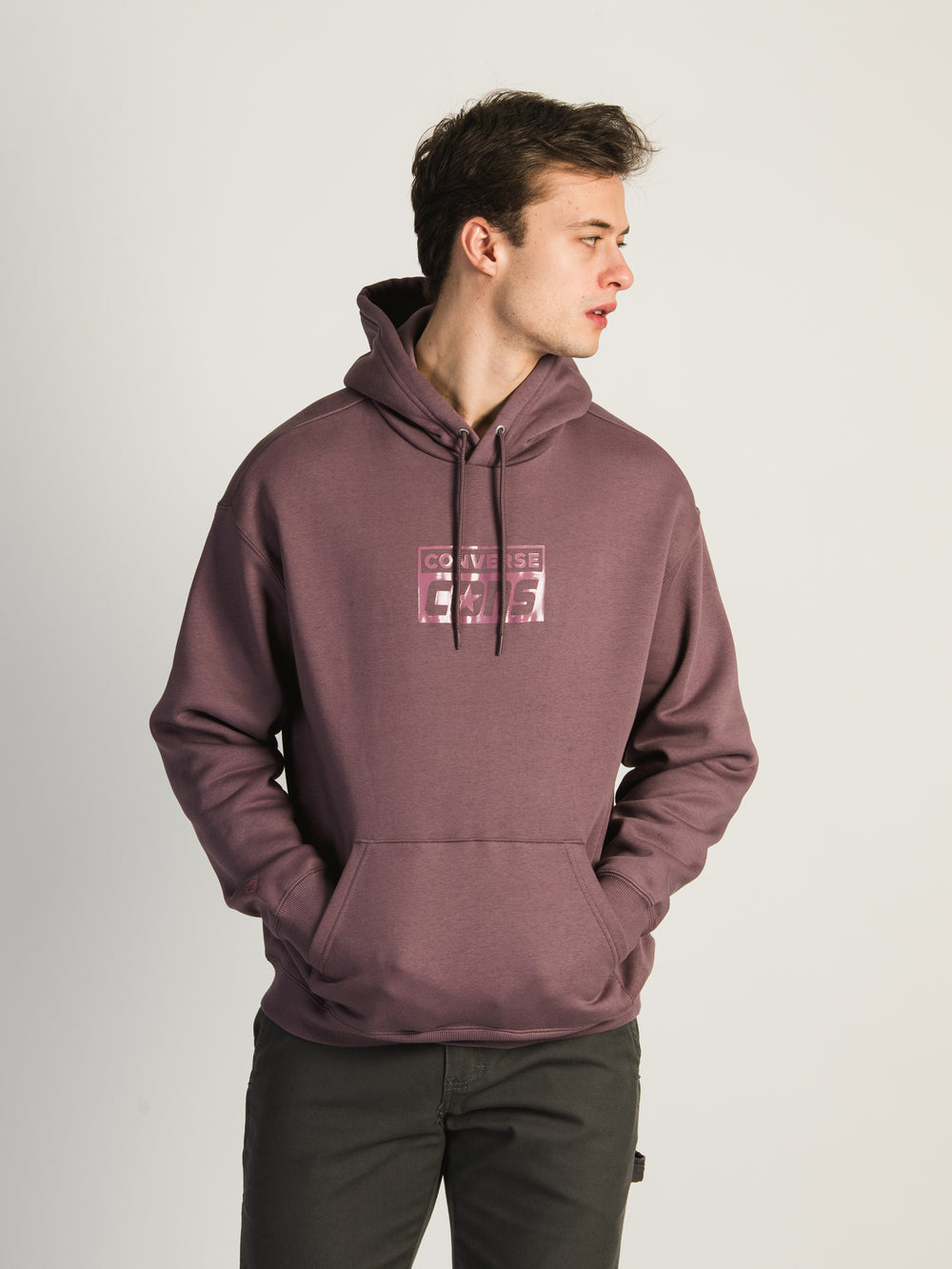 CONVERSE GRAPHIC PULL OVER HOODIE