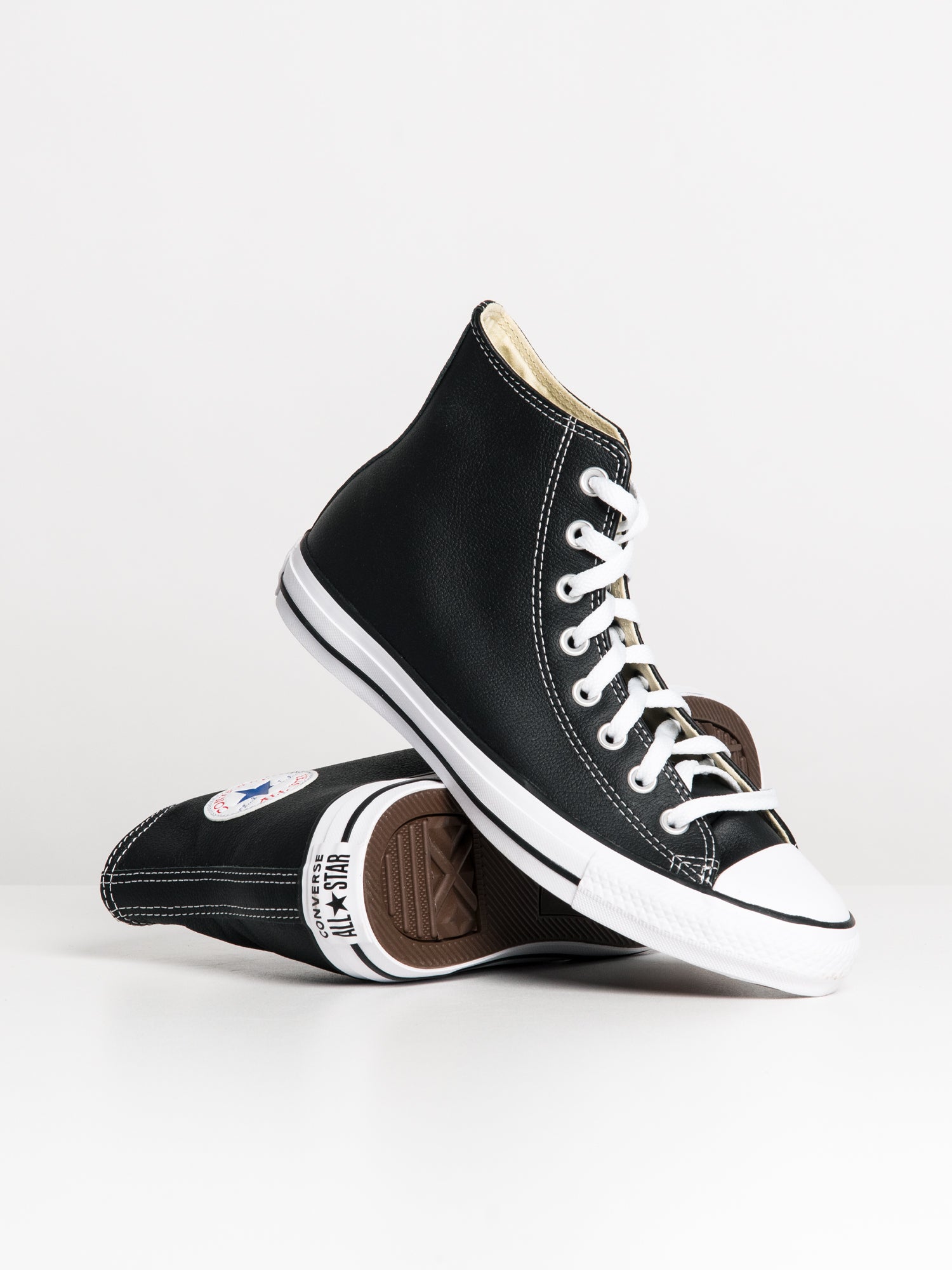 Converse cuir clearance homme noir