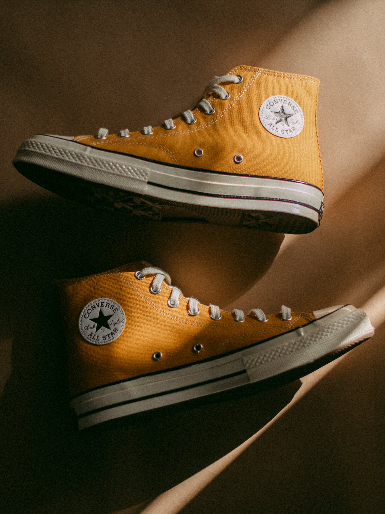 Converse 1970s clearance yellow on feet