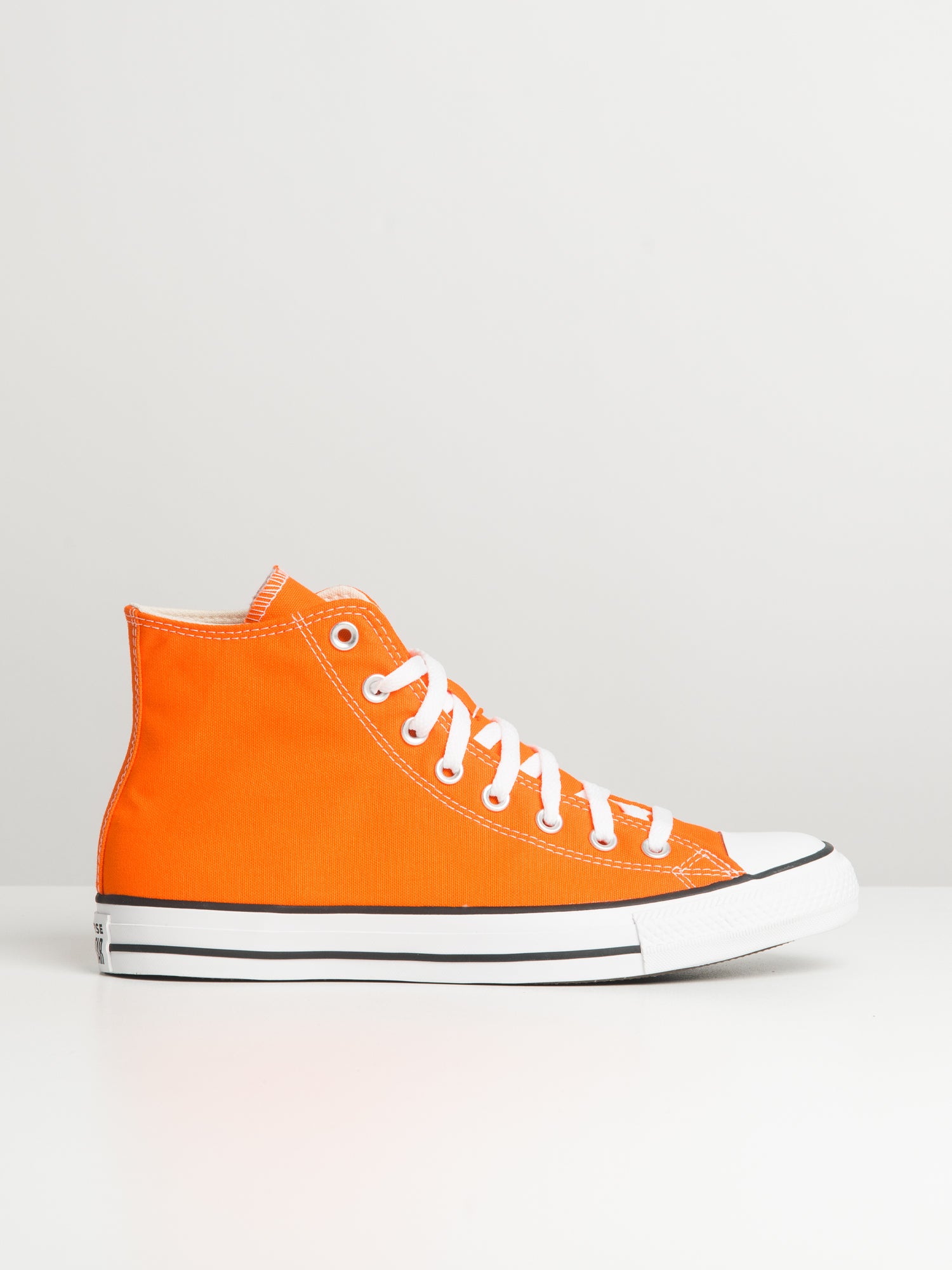 Orange best sale mens converse