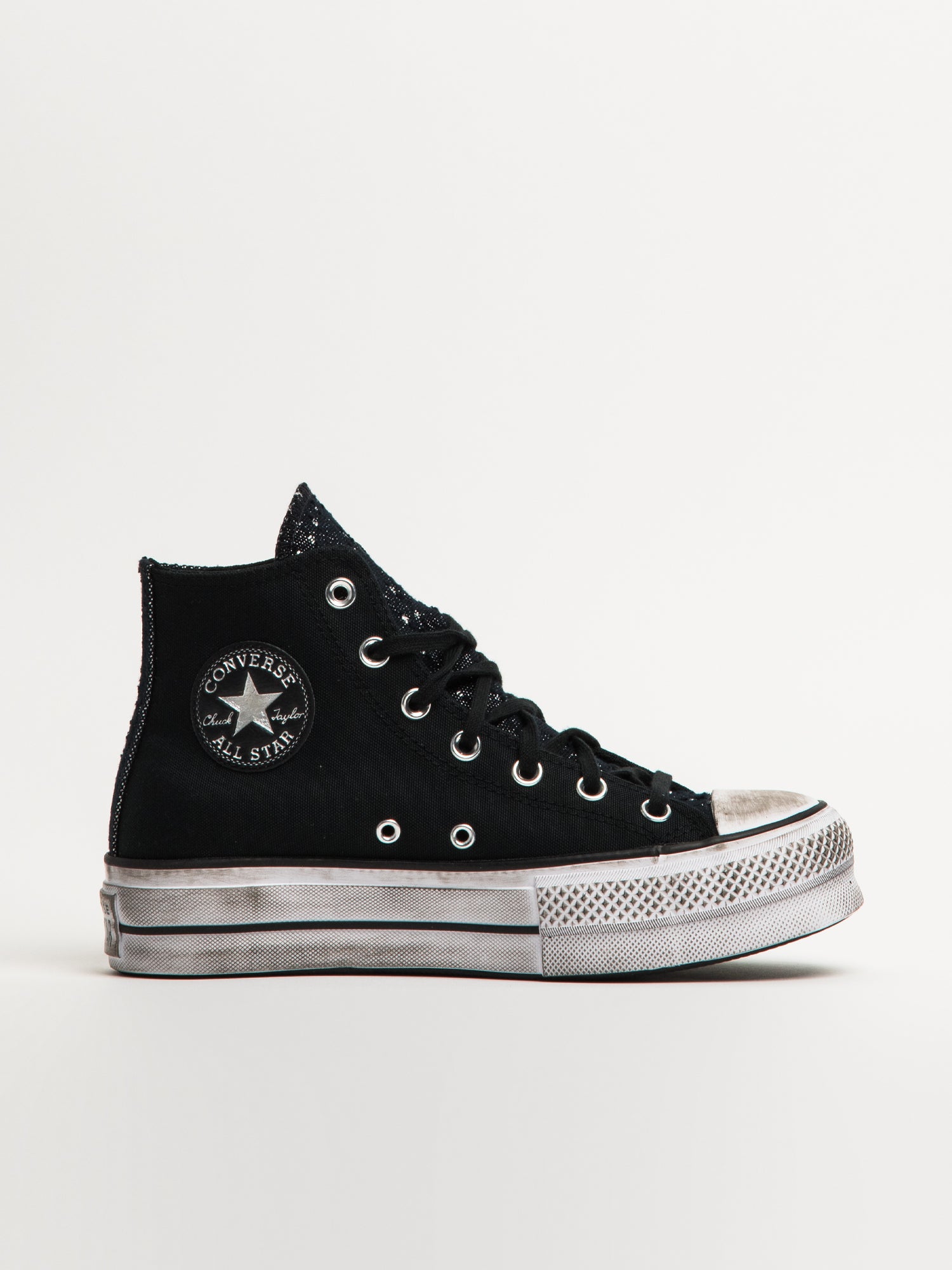 Hi top black converse womens best sale