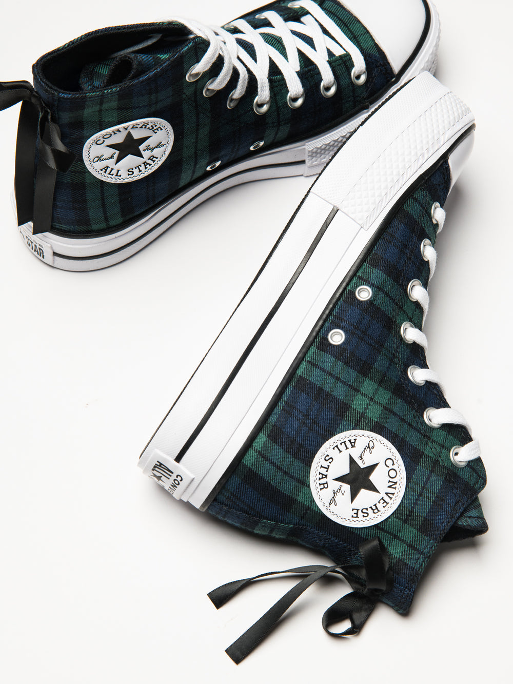 WOMENS CONVERSE CHUCK TAYLOR ALL-STARS LIFT SNEAKER - PLAID