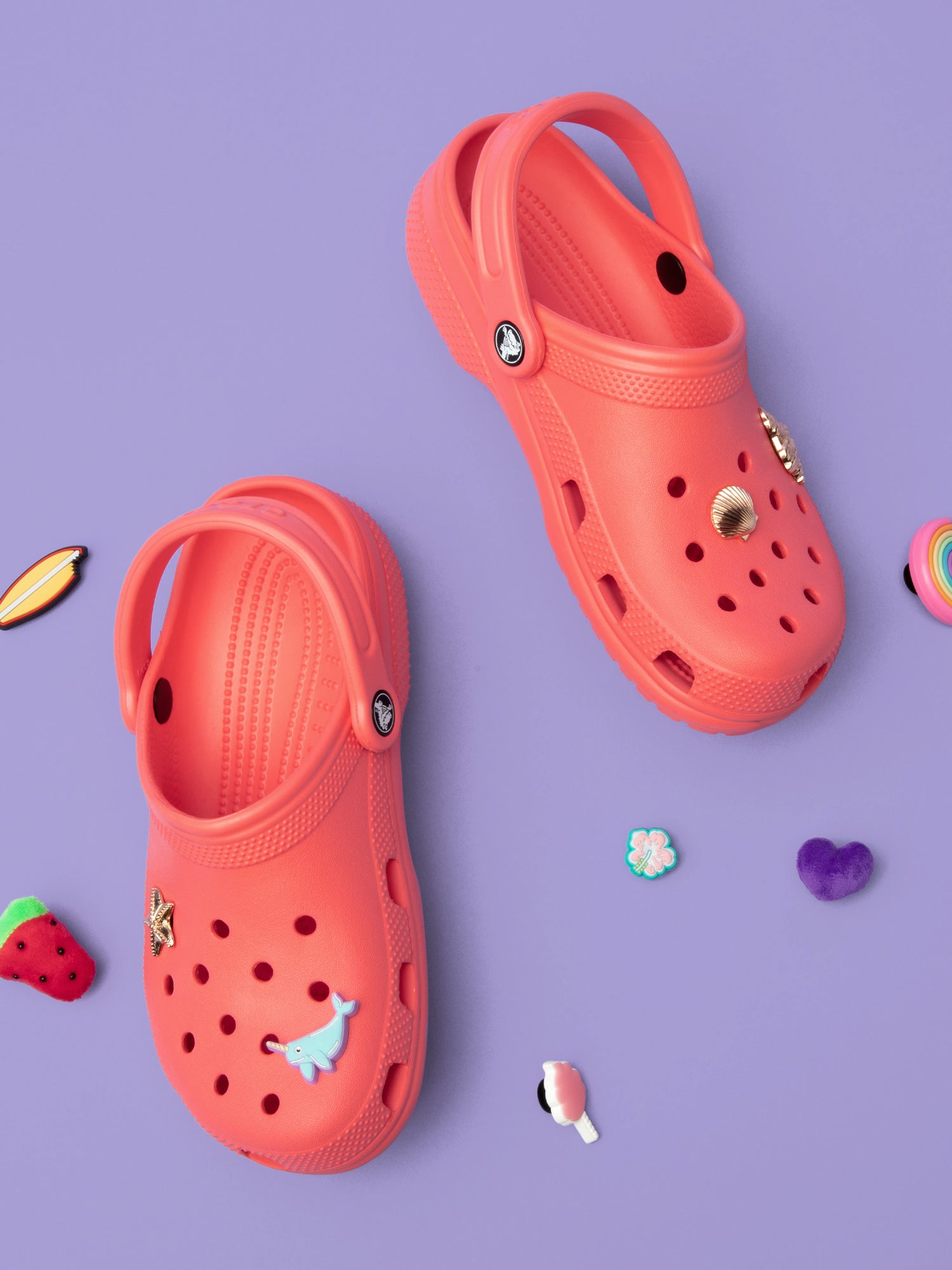 Coral crocs 2024