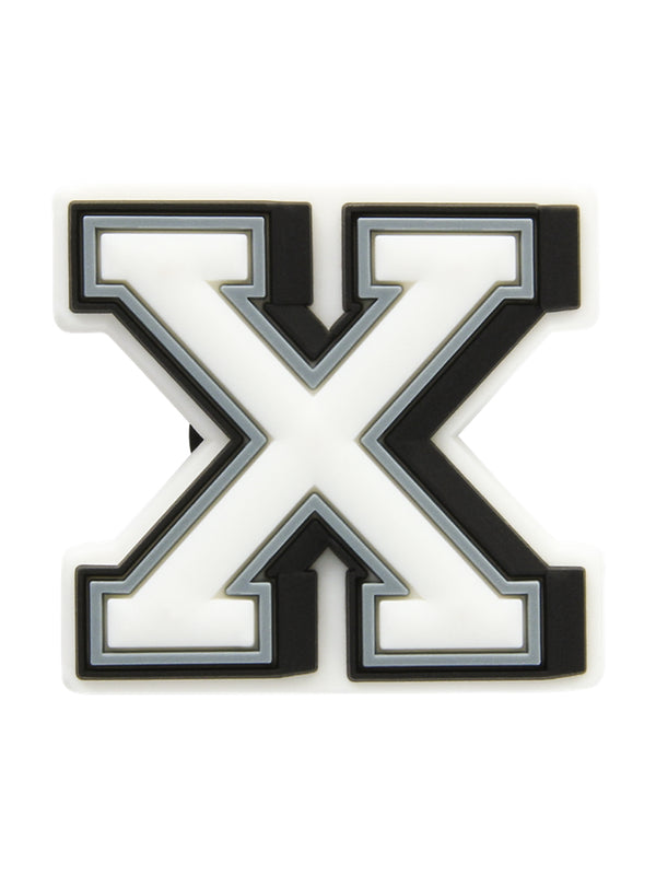 CROCS JIBBITZ LETTER X