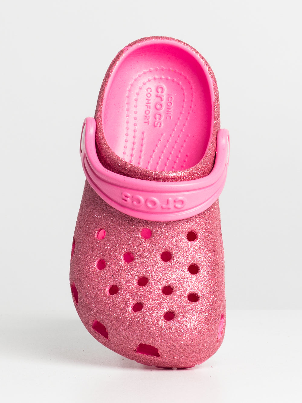 CROCS TODDLER CLASSIC GLITTER CLOG  - CLEARANCE