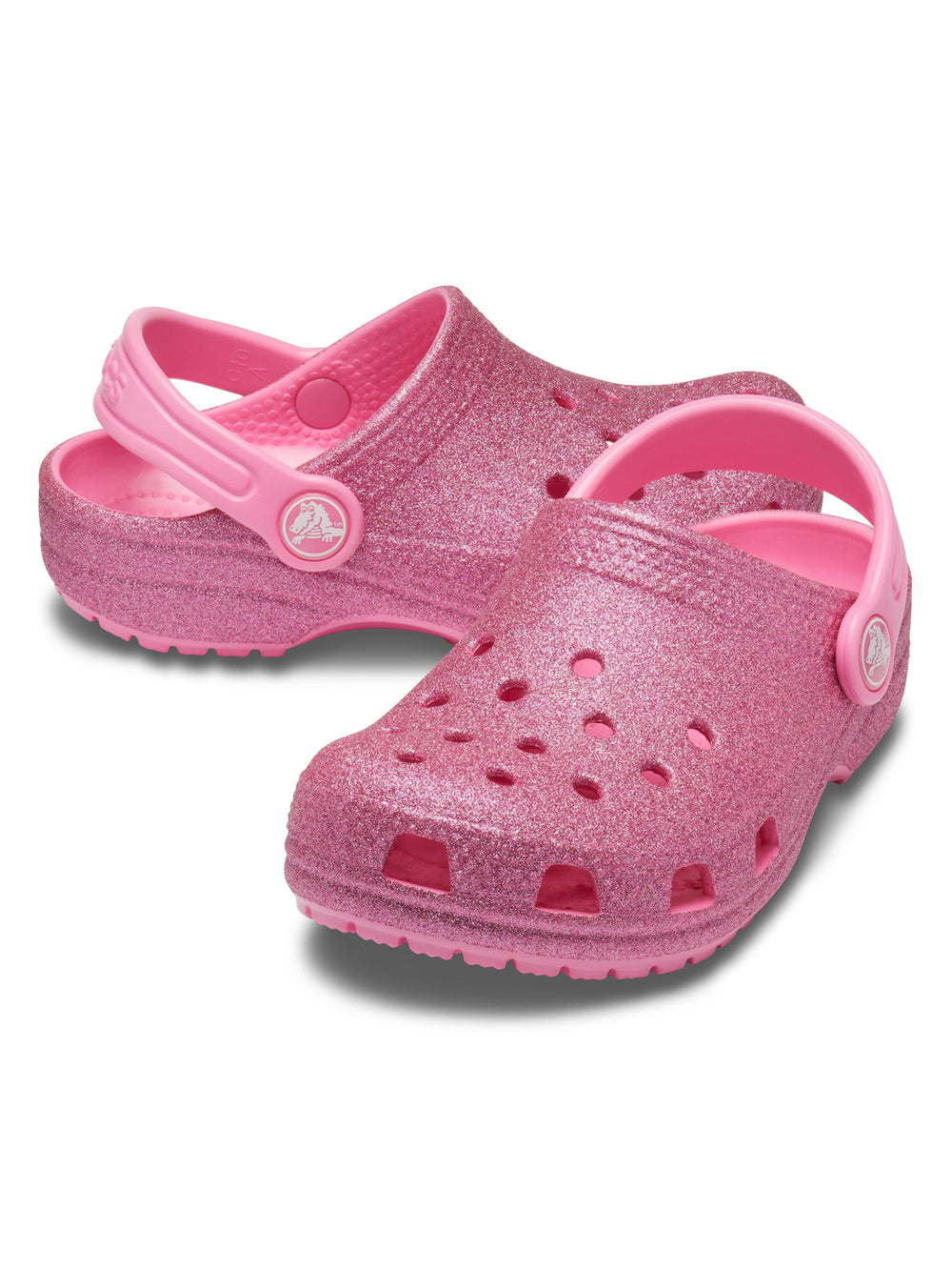 CROCS TODDLER CLASSIC GLITTER CLOG  - CLEARANCE