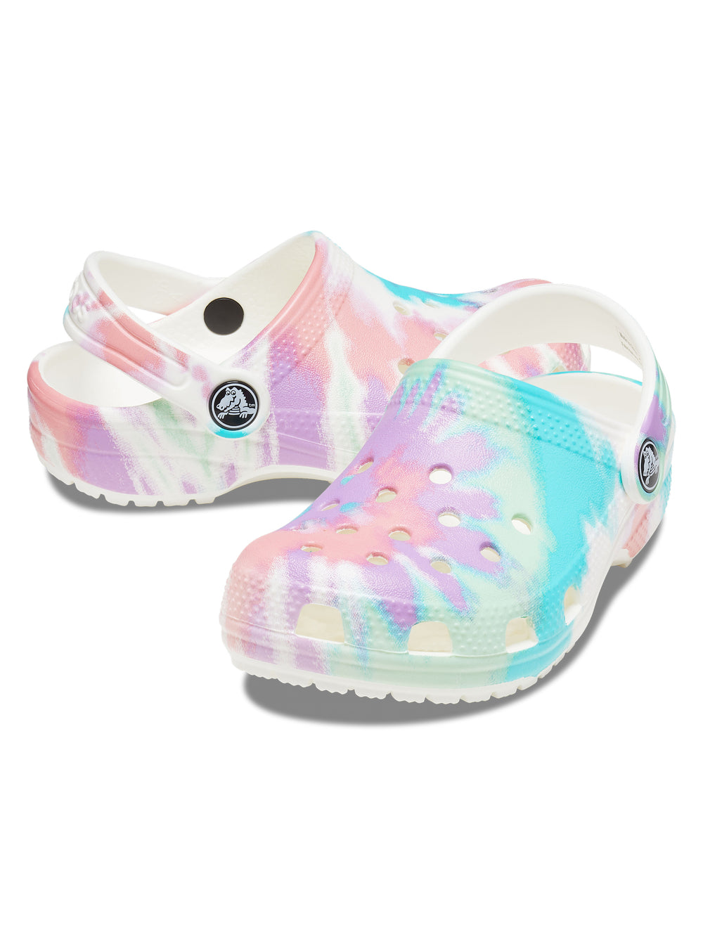 CROCS TODDLER CLASSIC TIE DYE GRAPHIC - CLEARANCE