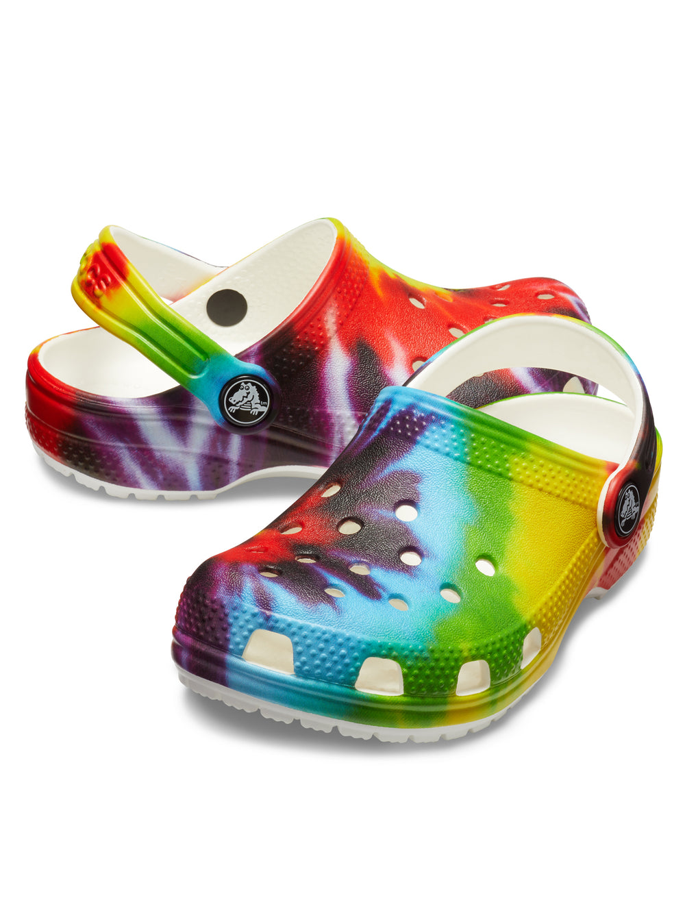 CROCS TODDLER CLASSIC TIE DYE GRAPHIC - CLEARANCE