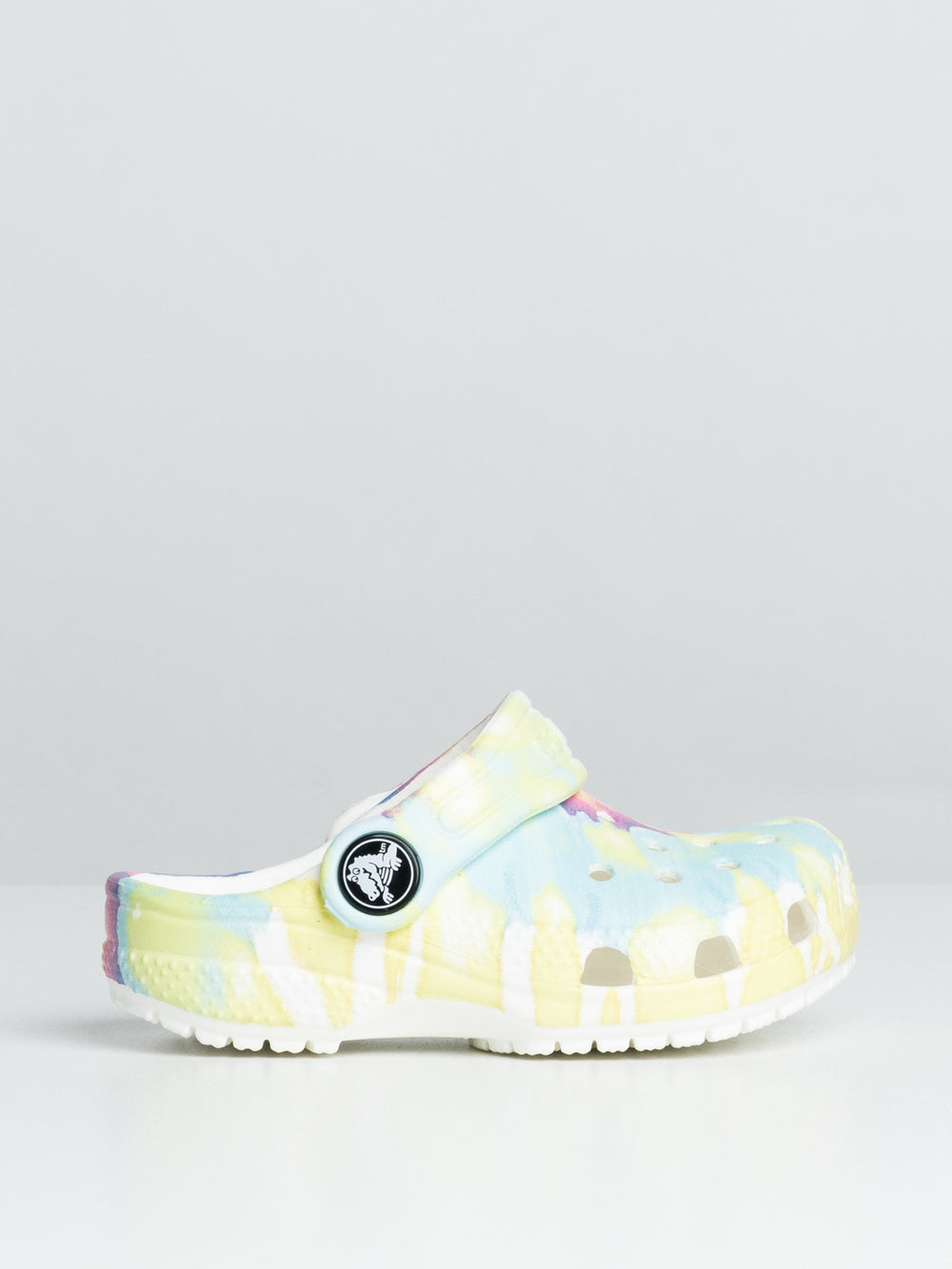 CROCS TODDLER CLASSIC TIE DYE GRAPHIC CLOG - CLEARANCE