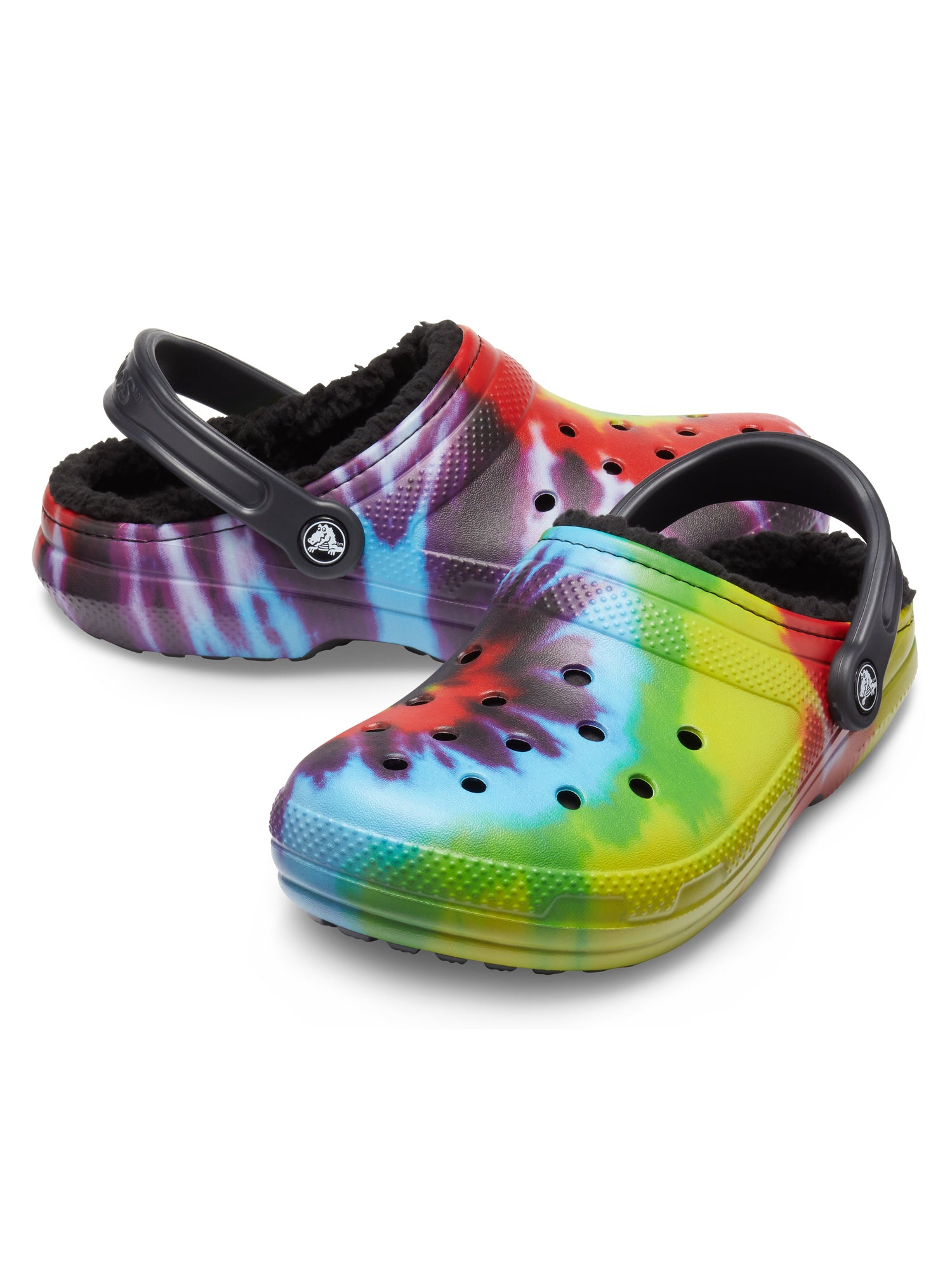 Mens tie dye crocs online