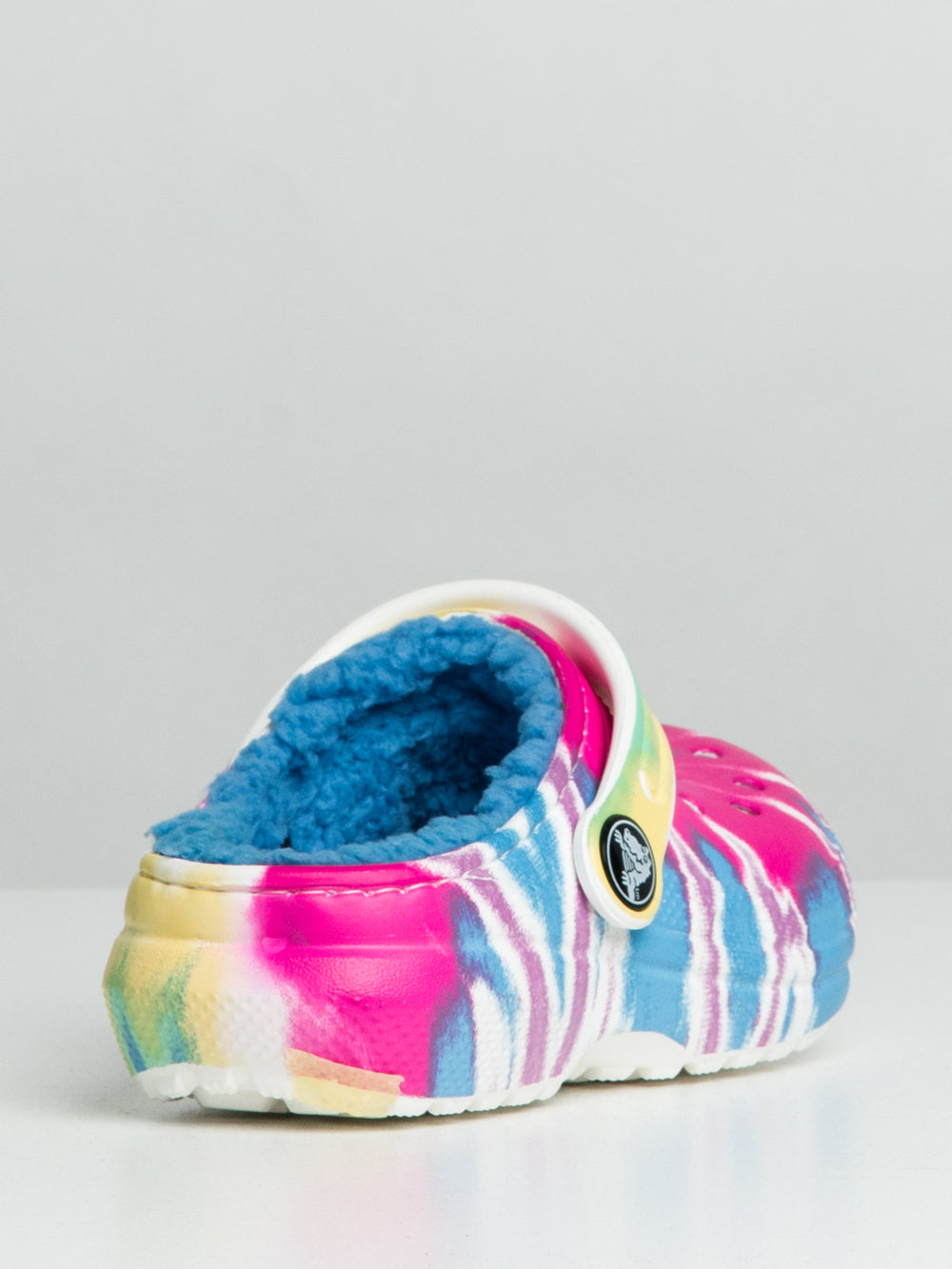 CROCS KIDS CLASSIC LINED TIE DYE CLOG - CLEARANCE