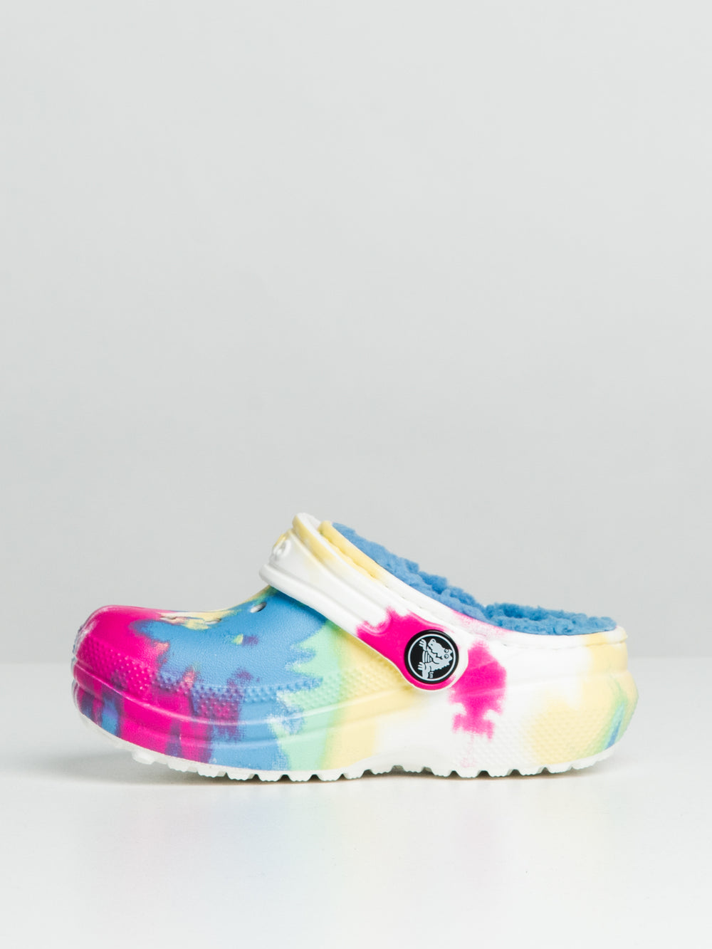 CROCS KIDS CLASSIC LINED TIE DYE CLOG - CLEARANCE