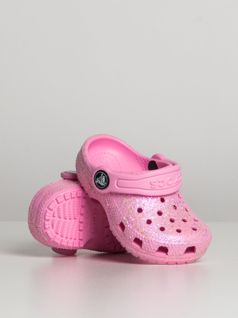 KIDS CROCS CLASSIC GLITTER TODDLER CLOG - CLEARANCE