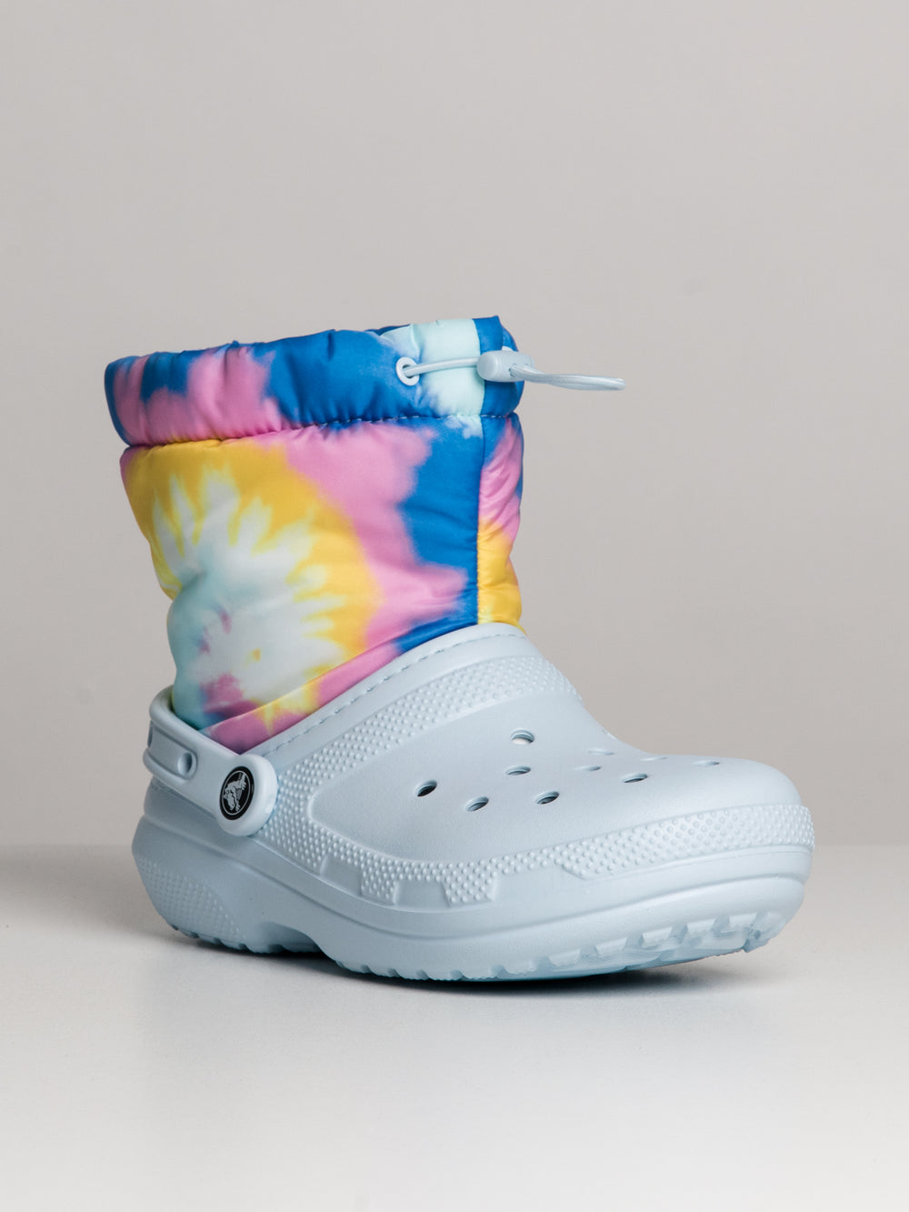 WOMENS CROCS CLASSIC LINED NEO PUFF TIE DYE BOOT - CLEARANCE