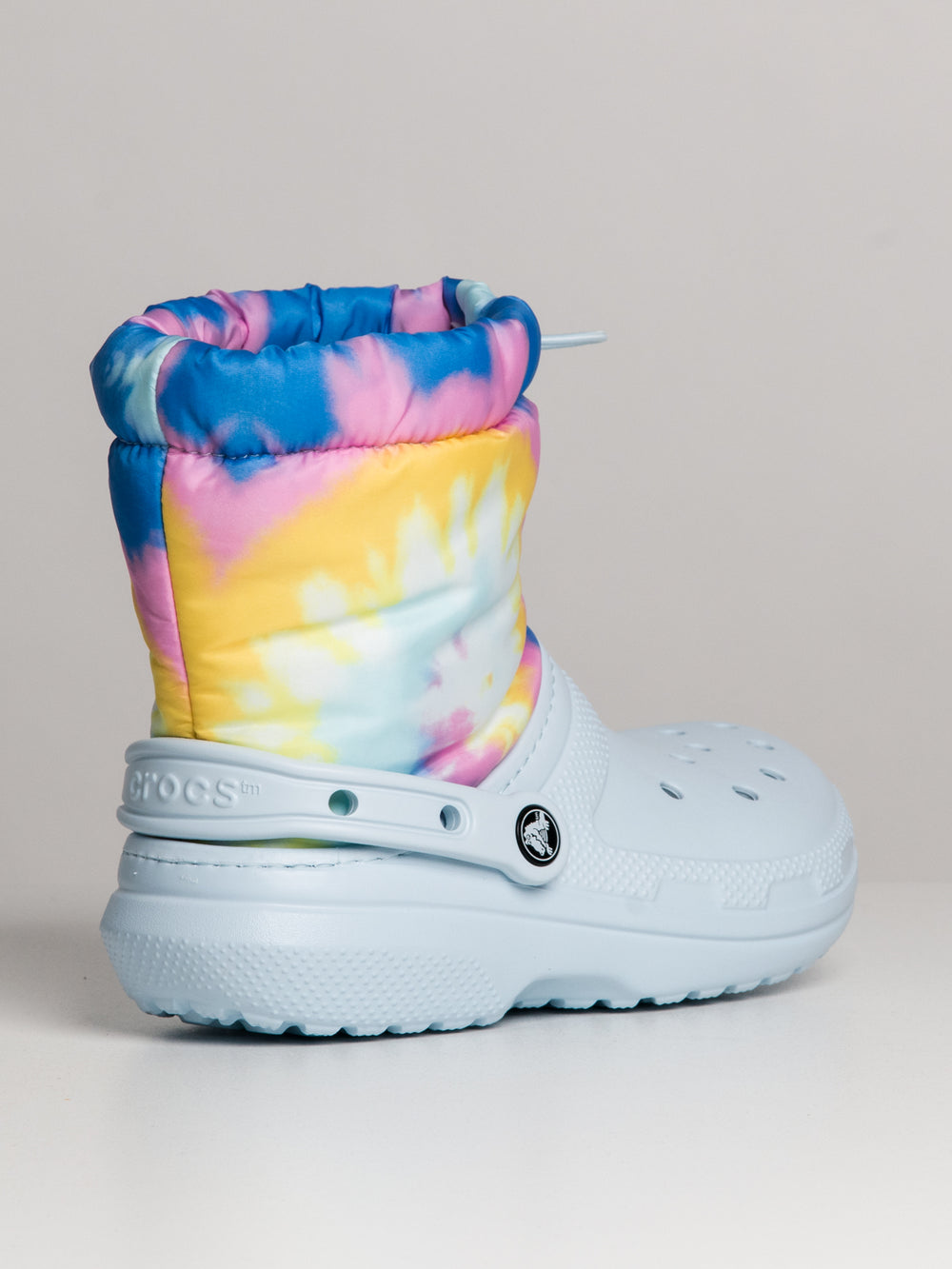 WOMENS CROCS CLASSIC LINED NEO PUFF TIE DYE BOOT - CLEARANCE