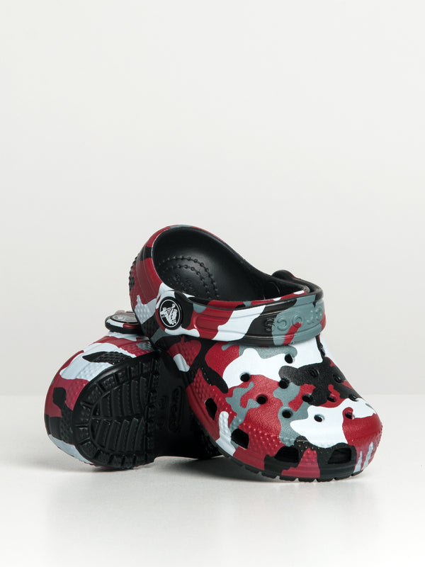 CROCS TODDLER CLASSIC CAMO CLOG POUR ENFANTS - DÉSTOCKAGE