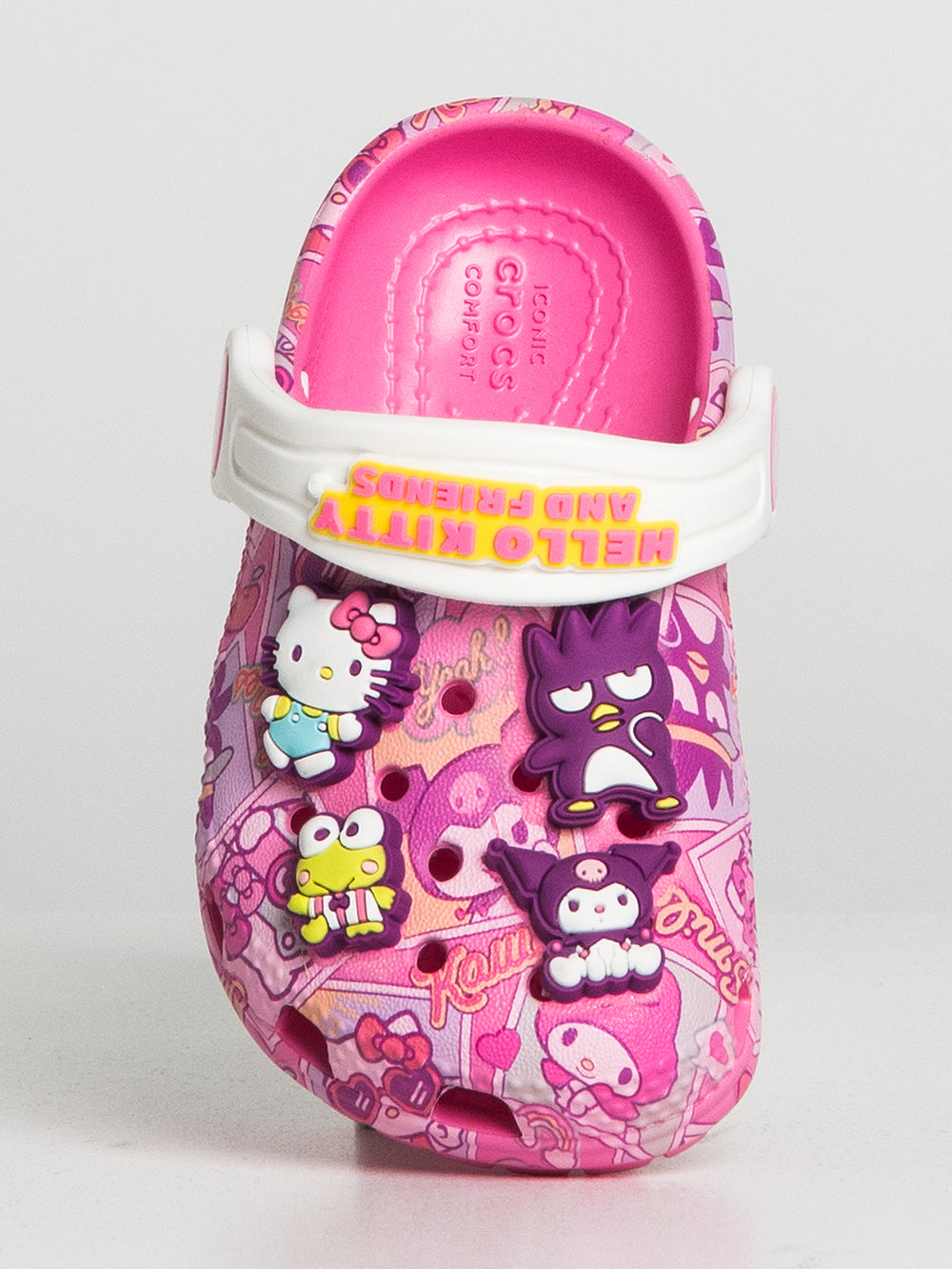 KIDS CROCS CLASSIC HELLO KITTY TODDLER CLOG - CLEARANCE