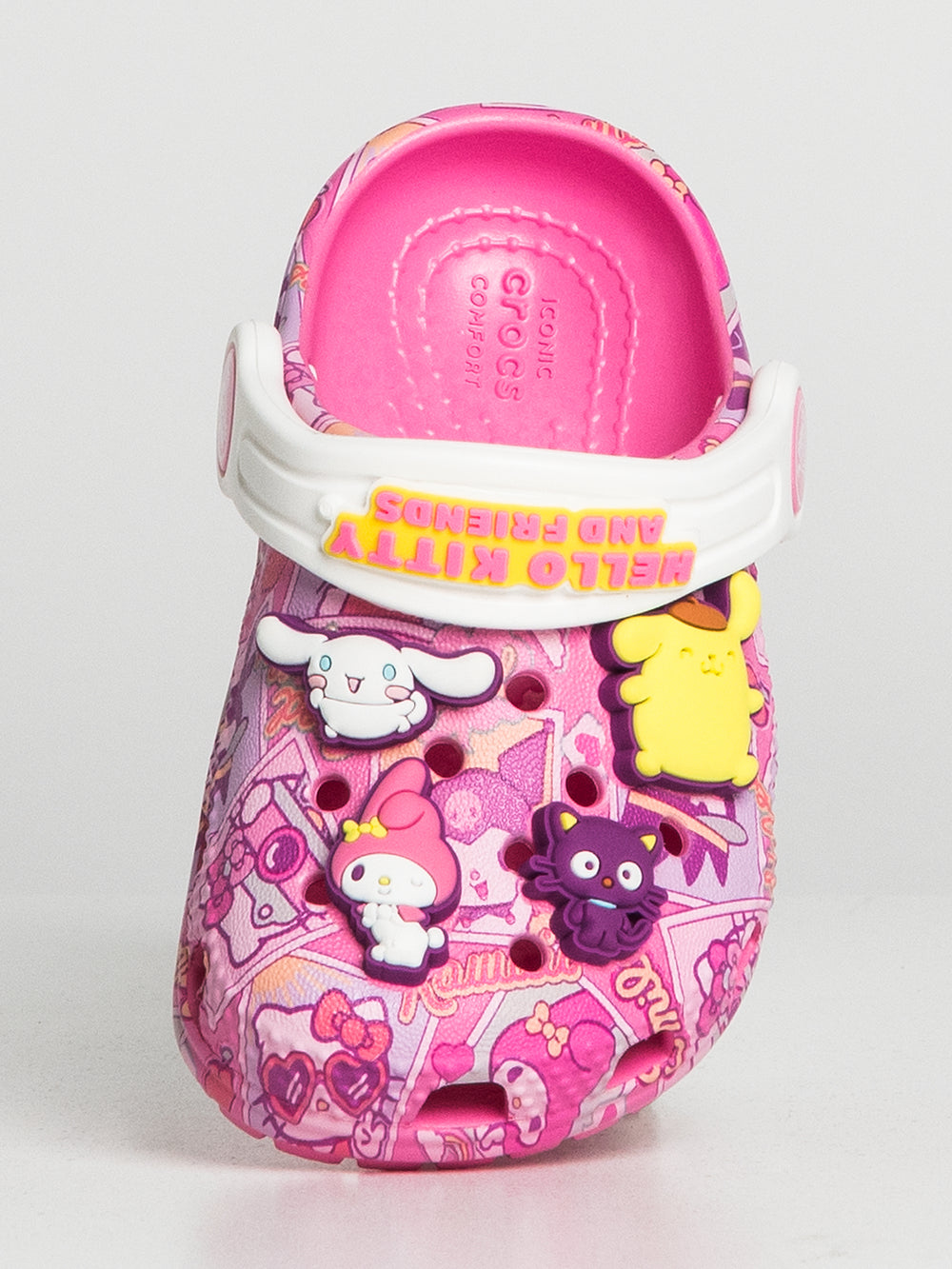 KIDS CROCS CLASSIC HELLO KITTY TODDLER CLOG - CLEARANCE