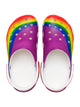 WOMENS CROCS CLASSIC RAINBOW DYE CLOG - CLEARANCE