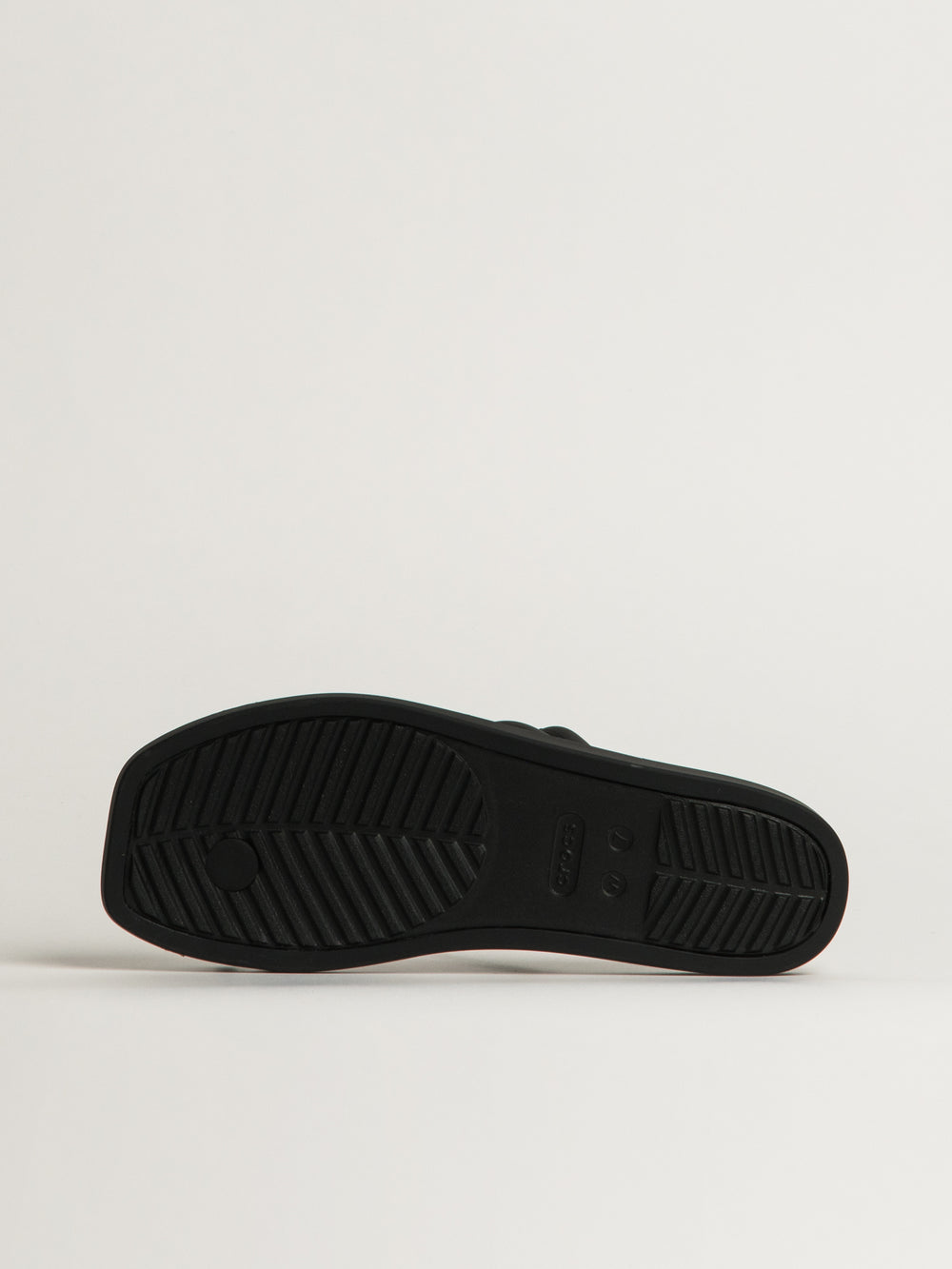 WOMENS CROCS MIAMI TOE LOOP SANDAL - BLACK