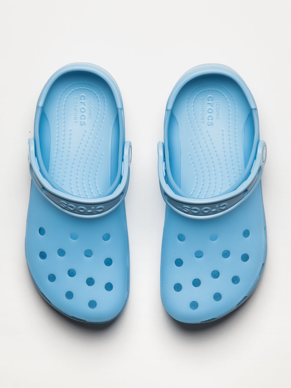 WOMENS CROCS FROSTED CLOG - BLUE