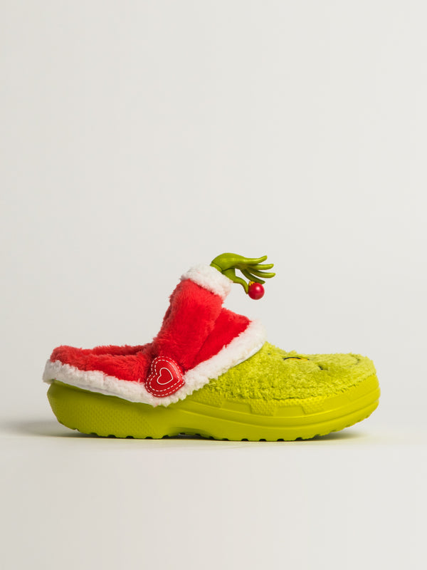 WOMENS CROCS THE GRINCH CLASSIC LINED CLOG