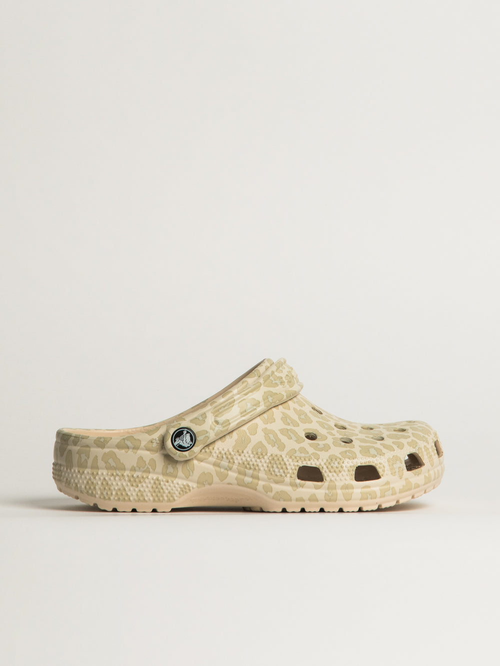 WOMENS CROCS CLASSIC GRAPHIC CLOG - LEOPARD