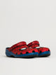 SABOTS SLIP-ON CLASSIQUES CROCS SPIDERMAN - ROUGE