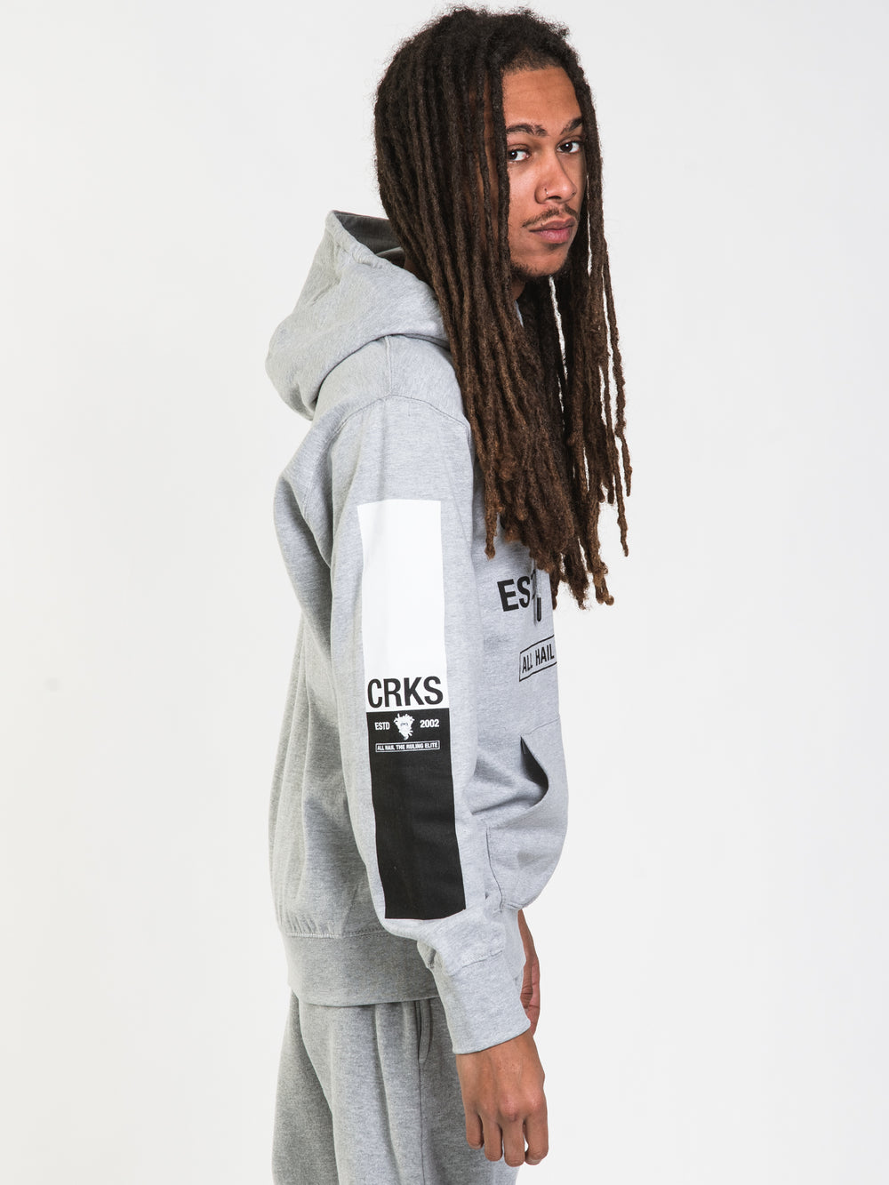 CROOKS & CASTLES RULING ELITE CROOKS PULL OVER HOODIE - CLEARANCE