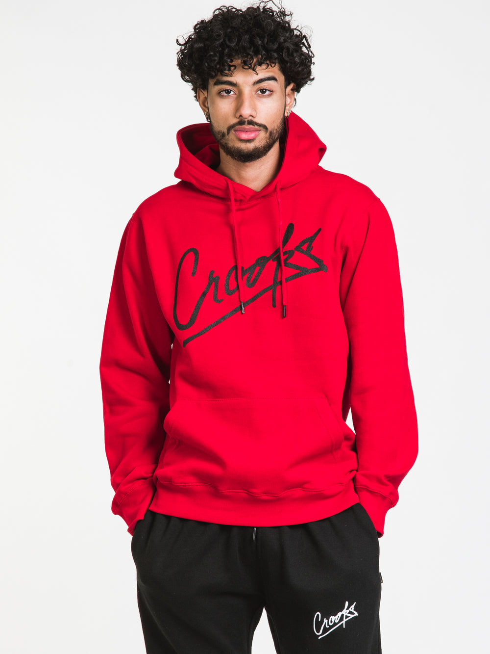 CROOKS & CASTLES CROOKS SCRIPT PULLOVER HOODIE - CLEARANCE