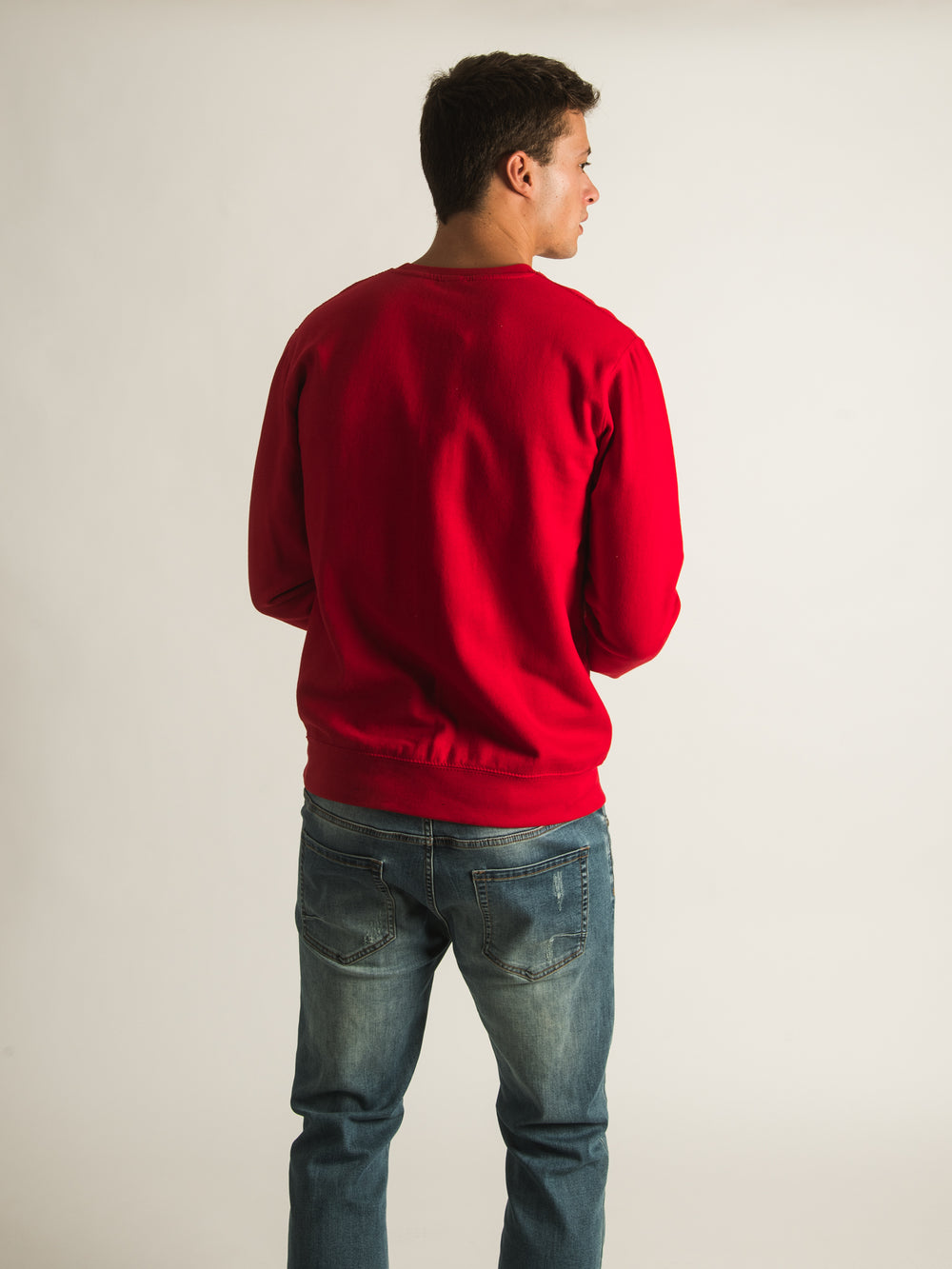 CROOKS & CASTLES CORE ESSENTIALS EMBROIDERED CREW  - CLEARANCE