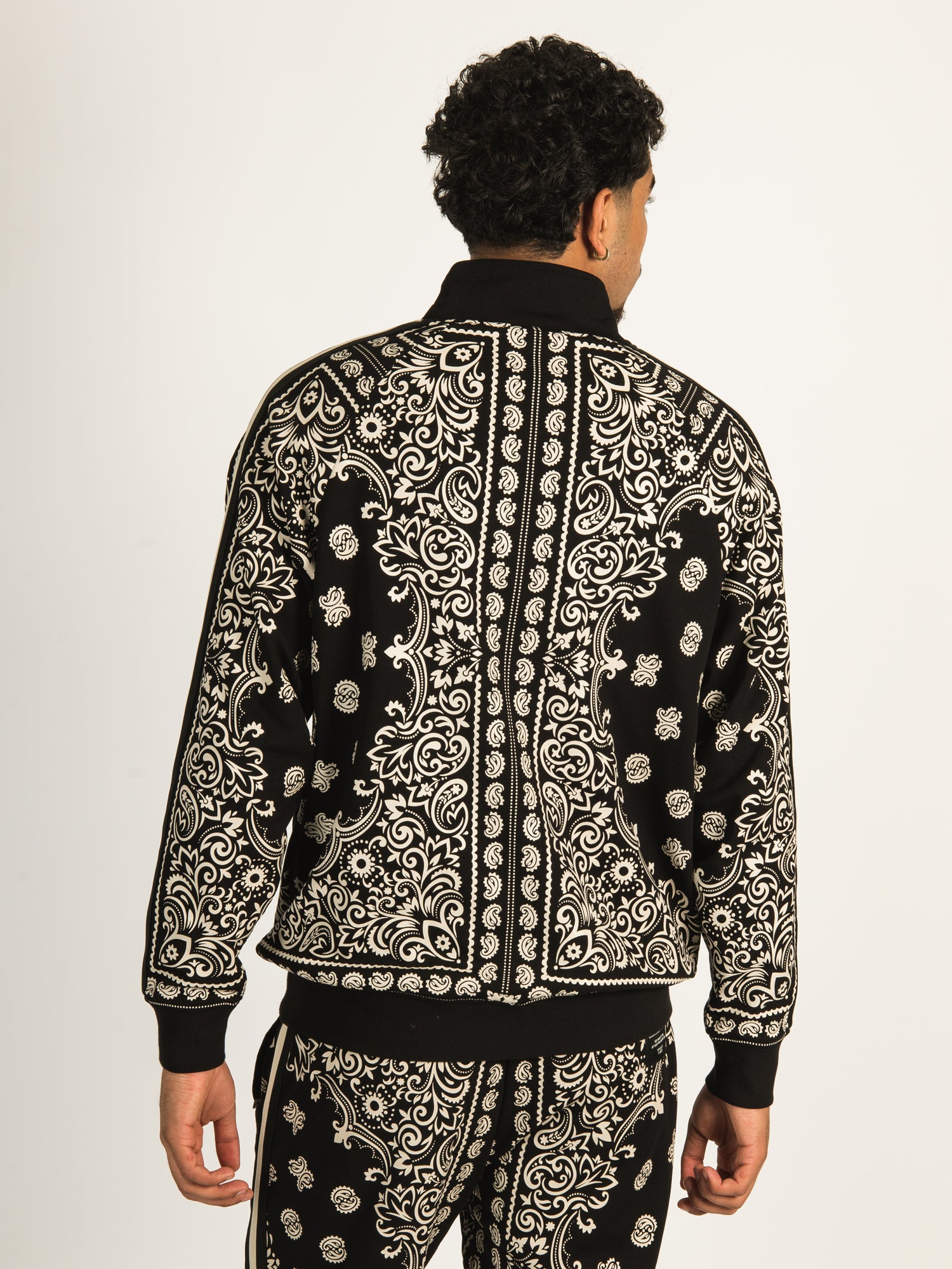 CROOKS & CASTLES PAISLEY ALL OVER PRINT JACKET - CLEARANCE