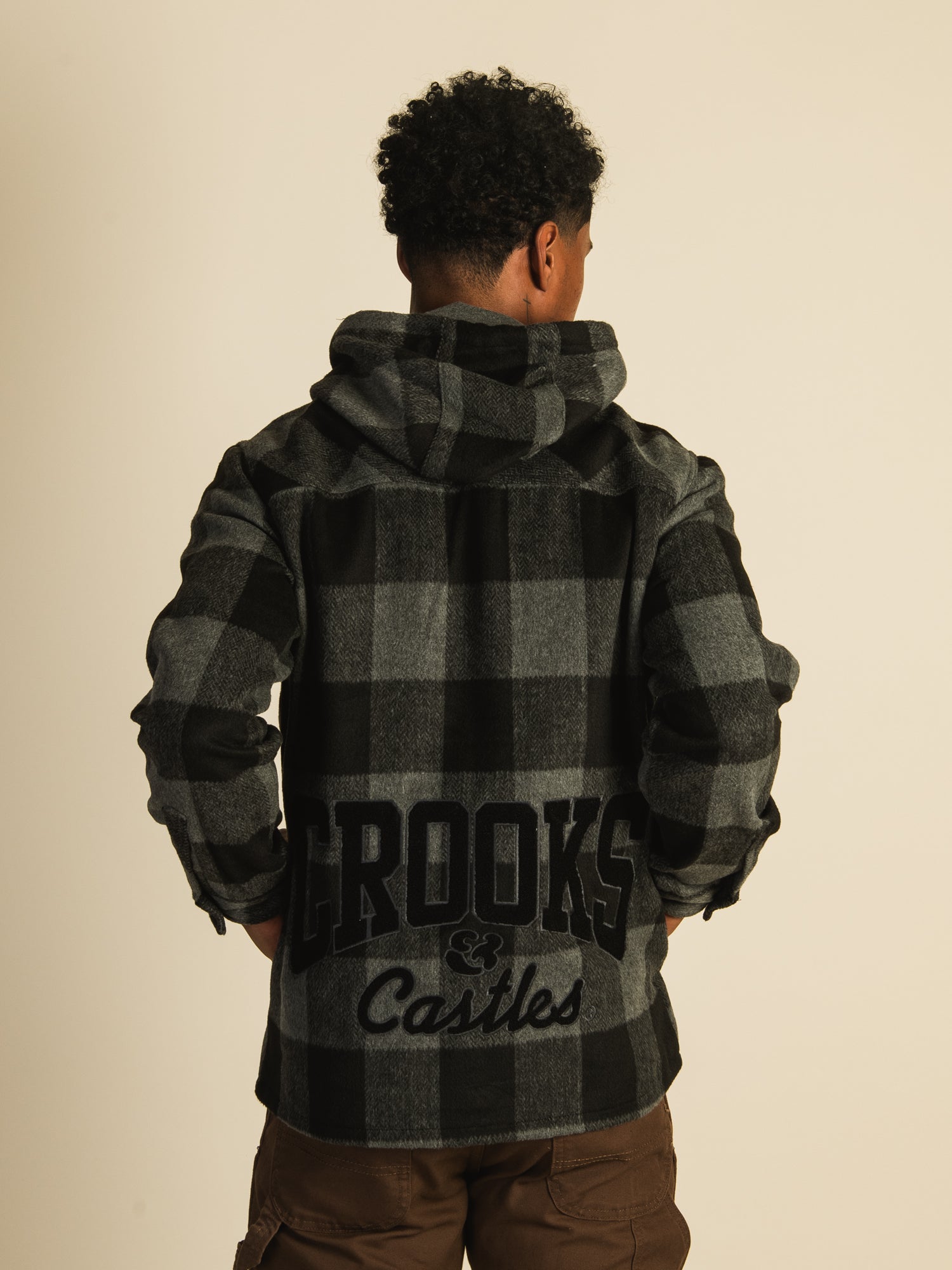 Crooks and castles shops Sherpa flannel