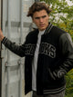 CROOKS & CASTLES CROOKS & CASTLES COLLEGIATE VARSITY JACKET - Boathouse